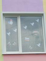 В честь празднования "Дня России" в нашем детском саду прошла Всероссийская акция "Окна России - 2022" 